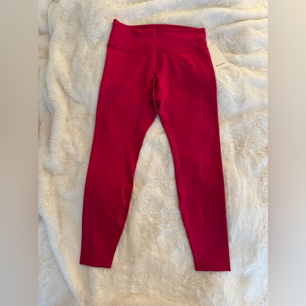NWT lululemon Wunder Train HR Tight 28”, Passionate, 14 - Picture 8 of 16